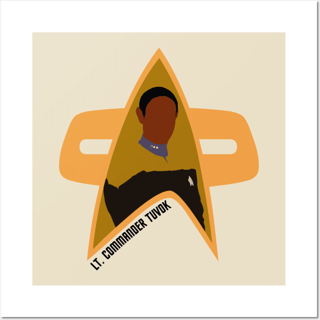 Lt. Cmmdr. Tuvok - Star trek, Voyager Wall Art by Sutilmente